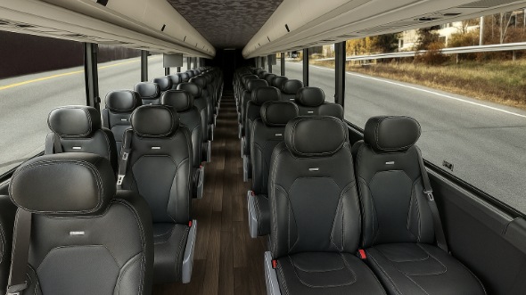 Interior of Colorado Party Bus Company's 30 Passenger Minibus in Colorado