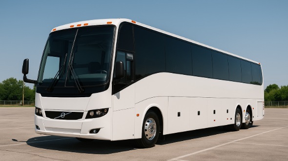 Exterior of Colorado Party Bus Company's 48 Passenger Charter Bus in Colorado