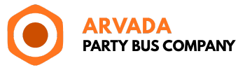 arvada party bus company logo