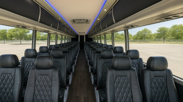 colorado 54 passenger charter bus interior