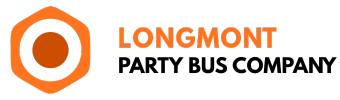 longmont party bus company logo
