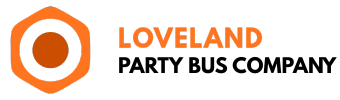 loveland party bus company logo