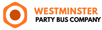 westminster party bus company logo